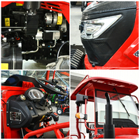 Tractor Agrícola Confiable de 80HP 4x4 con Cabina con Aire Acondicionado, Fuerte Presión Hidráulica, Alta Capacidad de Elevación y Tareas Agrícolas Modernas