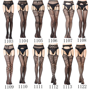 Collants en dentelle multi-styles, collants sexy pour femmes, bas résille, collants en nylon, lingerie, jarretière, collants jacquard - Product Image 3