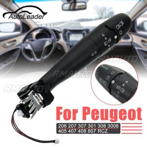 Commutateur de commande au volant pour clignotants et phares pour Peugeot 206 207 307 301 308 3008 405 407 408 807 - Product Image 1