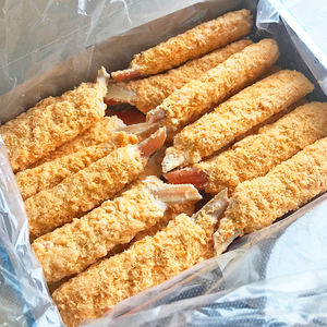 Bâtonnets de <span class=keywords><strong>crabe</strong></span> panés prêts à frire en gros, en-cas de fruits de mer coréens, surimi de <span class=keywords><strong>crabe</strong></span> surgelé pour fondue et sushi - Product Image 5