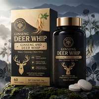 Comprimés de Ginseng, de Maca et de Fouet de Cerf à Marque Privée OEM/ODM – Bonbons Énergisants et Stimulants pour l'Endurance et le Soutien Immunitaire