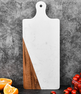 <span class=keywords><strong>Planche</strong></span> à découper en marbre pour la maison, design <span class=keywords><strong>granit</strong></span>, en bois d'acacia assemblé, carrée, pour la <span class=keywords><strong>cuisine</strong></span>, fabrication sur mesure - Product Image 5