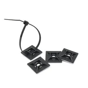 Manufacturer Supply Top Quality Adhesive Push Mount Cable Ties Durable Cable Clips