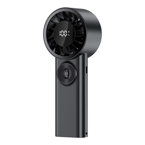 Mini Ventilador Portátil de Mano, Recargable por USB, con Pantalla Digital, Viento Fuerte, Ventilador Personal de Refrigeración para Viajes al Aire Libre - Product Image 3