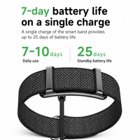 Bracelet Connecté Fitness, Montre Intelligente, Moniteur de Santé, Suivi du Sommeil, Bracelet Étanche Portable pour la Santé