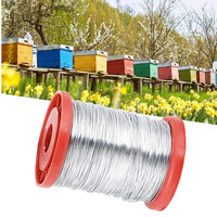 1 Rolle 0,5mm Bienenstock-Rahmendraht Eisendraht Imkereibedarf Bienenstockrahmen-Werkzeug