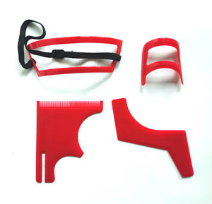 Kit de coupe de cheveux - Gabarit de rasage pour <span class=keywords><strong>barbe</strong></span>, cheveux, mentonnière et contour du cou - Outil parfait pour la mise en forme de la ligne des cheveux et de la <span class=keywords><strong>barbe</strong></span> - Cheveux - Product Image 1