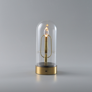 Thiết kế hiện đại kim loại bảng đèn với giọt nước hiệu ứng 5V DC Battery Powered nhôm pha lê đèn lồng cho ngọn nến đốt - Product Image 1