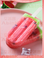 Abink Confident Fruity Watermelon Ice Cream Stick Fruit Flavor Coffee Ice Lolly Bag Packaging Milk Chocolate 90g Ready Eat