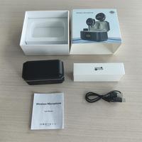 Mini Microphone Espion Professionnel Sans Fil Type-C, Émetteur et Récepteur Cravate pour Téléphone Mobile et Podcast