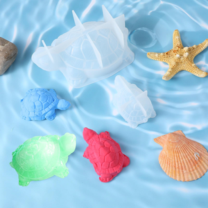 3D Turtle Aromatherapy Gypsum <b>Candle</b> Silicone <b>Mold</b> DIY Home Handmade Soap <b>Mold</b> Resin Pillar <b>Candle</b> <b>Mold</b> - Product Image 5