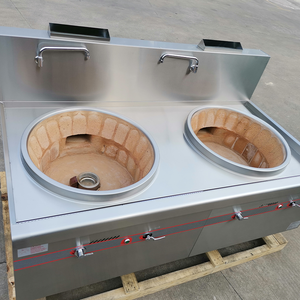 Estufa Wok de Gas comercial de alta potencia de 42kw Estación de cocina Wok de un solo quemador asiático para restaurantes y cocinas industriales - Product Image 2