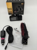 3 Saluran Dashcam WIFI Layar IPS 2 Inci Depan Dalam Belakang 1080P untuk Sopir Taksi 3 Lensa 1080P Perekam Dashboard