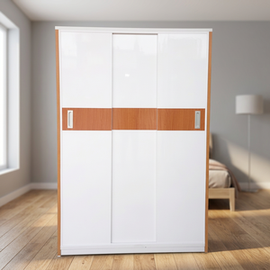 1.2m Portable Standing Type Rectangle <b>Sliding</b> Door <b>Plastic</b> Adult Wardrobe Clothing Organizer - Product Image 2
