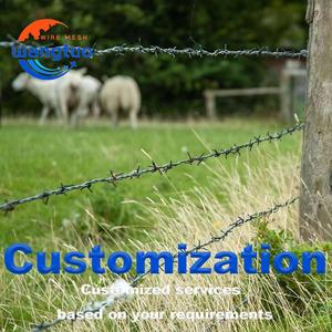 <span class=keywords><strong>Fil</strong></span> de fer <span class=keywords><strong>barbelé</strong></span> galvanisé à 2 points, calibre 12,5, 1320 pieds - Product Image 2