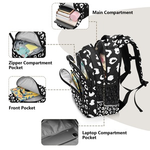 Wholesale Price New Customs Large Capacity <b>College</b> Travel <b>Backpack</b> Fashion Men Women's Zipper <b>Backpacks</b> - Product Image 6