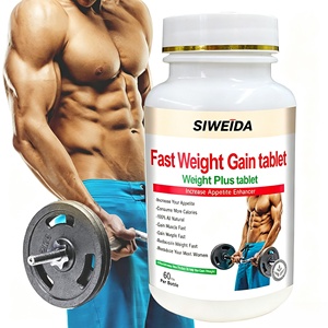 Comprimés Prise Poids Naturel Supplément <span class=keywords><strong>Musculation</strong></span> Ginseng Appétit Bodybuilding Hommes Femmes Weight Plus - Product Image 1