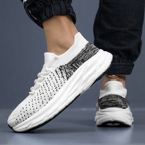 Zapatillas Deportivas Casuales para Hombre, Cómodas para Toda Temporada, Antideslizantes, Resistentes al Desgaste, Acolchadas, para Gimnasio, Trotar, Uso Diario, de Tela - Product Image 5
