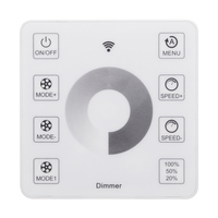 Contrôleur de bande lumineuse LED à distance par panneau RF avec 28 motifs intégrés, canaux uniques, IC DC12~24V, 3200 pixels, services DMX