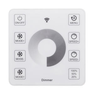 28 개의 내장 패턴이 있는 <span class=keywords><strong>RF</strong></span> 패널 원격 <span class=keywords><strong>LED</strong></span> 스트립 라이트 컨트롤러 단일 채널 IC DC12 ~ 24V 3200pix <span class=keywords><strong>DMX</strong></span> 서비스 - Product Image 3