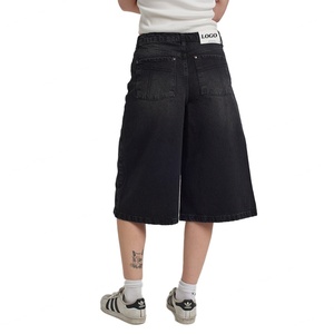 Pantalones Cortos de Mezclilla Holgados de Estilo Vintage para Hombre, Nueva Tendencia de Verano, Personalizados, Casuales y a la Moda - Product Image 4