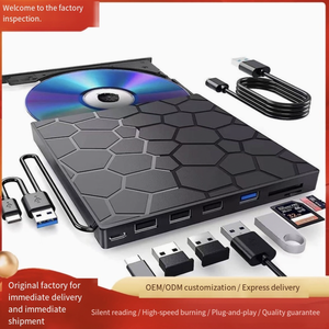 Unidad <span class=keywords><strong>de</strong></span> <span class=keywords><strong>Blu</strong></span>-<span class=keywords><strong>Ray</strong></span> USB Externa 7 en 1, <span class=keywords><strong>Lector</strong></span> <span class=keywords><strong>de</strong></span> Tarjetas SD y TF, Interfaz Tipo C, Grabador <span class=keywords><strong>de</strong></span> Alta Velocidad, Compatible con Computadoras Portátiles y <span class=keywords><strong>PC</strong></span> - Product Image 2