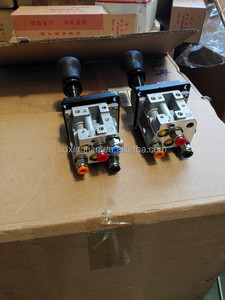 Vanne de commande pneumatique à 3 voies en laiton pour cabine, système hydraulique télescopique personnalisé de type Hyva, hydraulique - Product Image 4