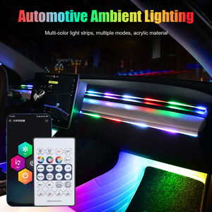 Nueva lámpara <span class=keywords><strong>LED</strong></span> <span class=keywords><strong>de</strong></span> acrílico <span class=keywords><strong>para</strong></span> Interior <span class=keywords><strong>de</strong></span> coche, carga USB y luz dinámica fluida <span class=keywords><strong>para</strong></span> salpicadero, modificación <span class=keywords><strong>de</strong></span> luz ambiental colorida - Product Image 2