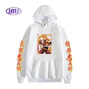 Disfraces casuales <span class=keywords><strong>de</strong></span> moda <span class=keywords><strong>de</strong></span> talla grande sudaderas Anime gráfico Rengoku Kyoujurou sudaderas con capucha para <span class=keywords><strong>hombre</strong></span> Demoned Slayer HOODIE - Product Image 4