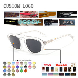 Unisex Classic for Sunglasses Full Rim Square Frame Solid <b>Polycarbonate</b> Lenses Anti-Blue Blocking UV Protection Lightweight - Product Image 2