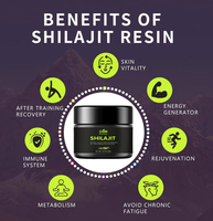 Vente chaude Étiquettes Privées Personnalisées Pur Naturel Himalaya Shilajit Résine pour 30g/50g Par Bouteille