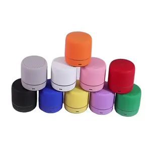 Promosi Hadiah Portabel Macaron Min Bluetooth Speaker Logo Disesuaikan LED Speaker Nirkabel untuk iPhone X/13/14 untuk Samsung S22