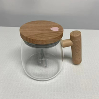Mug à café électrique auto-mélangeur portable de 400 ml, tasse en verre à mélange automatique à grande vitesse pour jus, lait, poudre de protéines pour l'extérieur