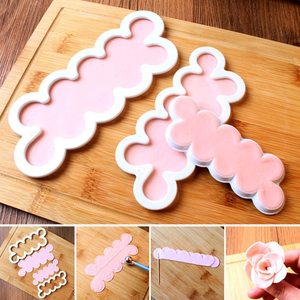Rose And Carnation Fondant Cake Mold Set 3Pcs Flower Embossing For Cake Decorating - Product Image 3