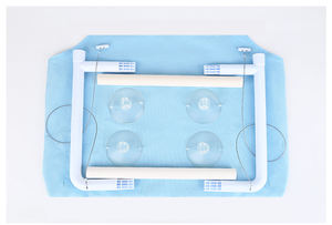 Hiphoppet, superventas, producto para mascotas, hamaca plegable duradera para ventana de gato con gancho, cama para gato que ahorra espacio con ventosa, suministro para mascotas - Product Image 2