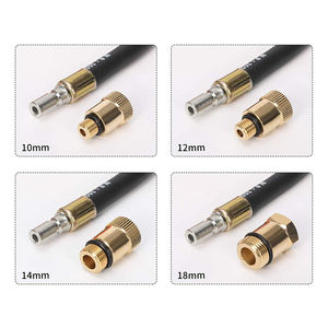 Outil de Test de pression de cylindre de moto automobile Kit de testeur de <span class=keywords><strong>Compression</strong></span> avec adaptateurs Test moteur à essence à gaz - Product Image 5