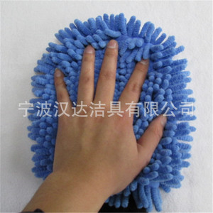 Gants en silicone chenille pour animaux de compagnie, style patte de chat, avec design pour le pouce, pour toilettage, nettoyage, massage et élimination des poils - Product Image 5