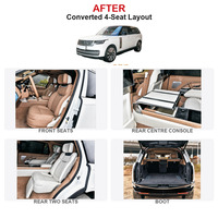 Kits d'aménagement intérieur pour voiture : Tableau de bord, panneaux de porte, sièges – Kits de conversion intérieure pour Range Rover 7 places 2023+ – Amélioration vers SV 4 places