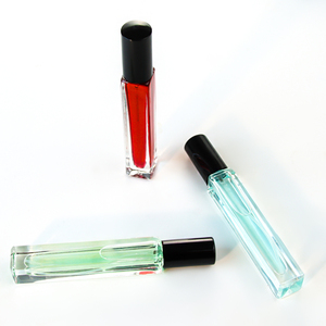 Hot bán <span class=keywords><strong>10ml</strong></span> thủy tinh cầm tay nước hoa mẫu chai vuông rỗng vít cap bơm lại nước hoa chai - Product Image 2