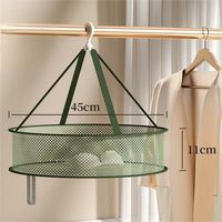Hangend Gaas Net Opvouwbaar Voedsel Droogrek Visnet Mand Droger Voor Zaden Knoppen Fruit Groenten Kruiden Kleding