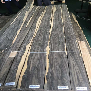 โรงงาน0.5มิลลิเมตรความหนาเกรดสูงเม็กซิโกไม้มะเกลือ/<span class=keywords><strong>Ziricote</strong></span> วีเนียร์ที่มีสายพันธุ์ข้าว - Product Image 2