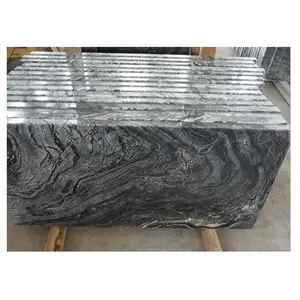 China Ancient Wood grain Tree Black Marble Slab for Table Tops or Floor Tile Nature Stone Antiquity Wood Grain marble