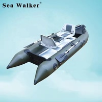 Bateau pneumatique de loisirs, style nautique, pour la pêche en famille et les activités aquatiques