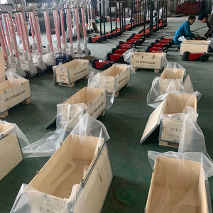 Factory <strong>Competitive</strong> Price 25/50 Ton Fold Arm Oil-Water Separator Chromed 2 Stage Bus Air Hydraulic Floor <strong>Jack</strong> for Germany Market - Product Image 2