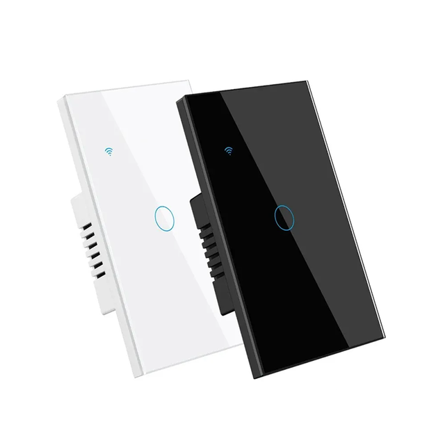 Tuya Smart Switches US Neutral Wire/No Neutral Wire Required Light WiFi Touch Switch Work with Alexa Google Home Voice Control