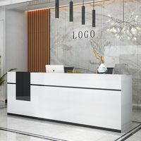 Bureau de réception extensible en bois moderne, directement de l'usine, pour hôtel, salle de sport, hôpital, salon de beauté et restaurant, mobilier de bureau