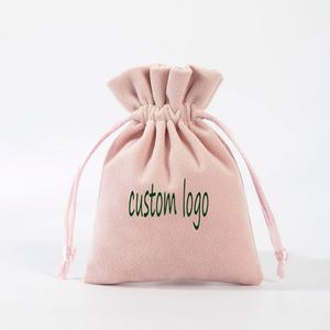 Emballage cadeau recyclable personnalisé, sac en velours satiné avec cordon de serrage, finition noire brillante pour bougies et artisanat - Product Image 3