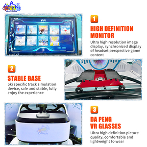 Simulateur de <span class=keywords><strong>ski</strong></span> immersif VR commercial pour intérieur avec structure métallique pour parcs d'attractions et salles de jeux - Product Image 6