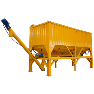 Silo à ciment horizontal portable avec unité de vidage de sacs jumbo et système d'alimentation automatique pour centrale à béton - Product Image 4