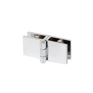 Zinc Alloy Glass Hinges 90 180 Degree Double Side Single Side Clip For Cabinet Door Wine <b>Display</b> <b>Case</b> Minimalist Design - Product Image 3